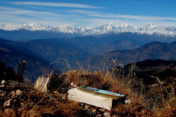 जिरीबाट देखिने हिमशृङ्खला