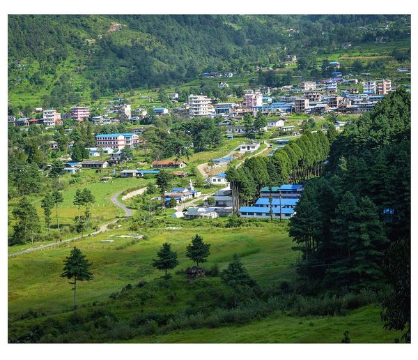 हरियो जङ्गलले घेरिएको लिंकन बजारको दृश्य